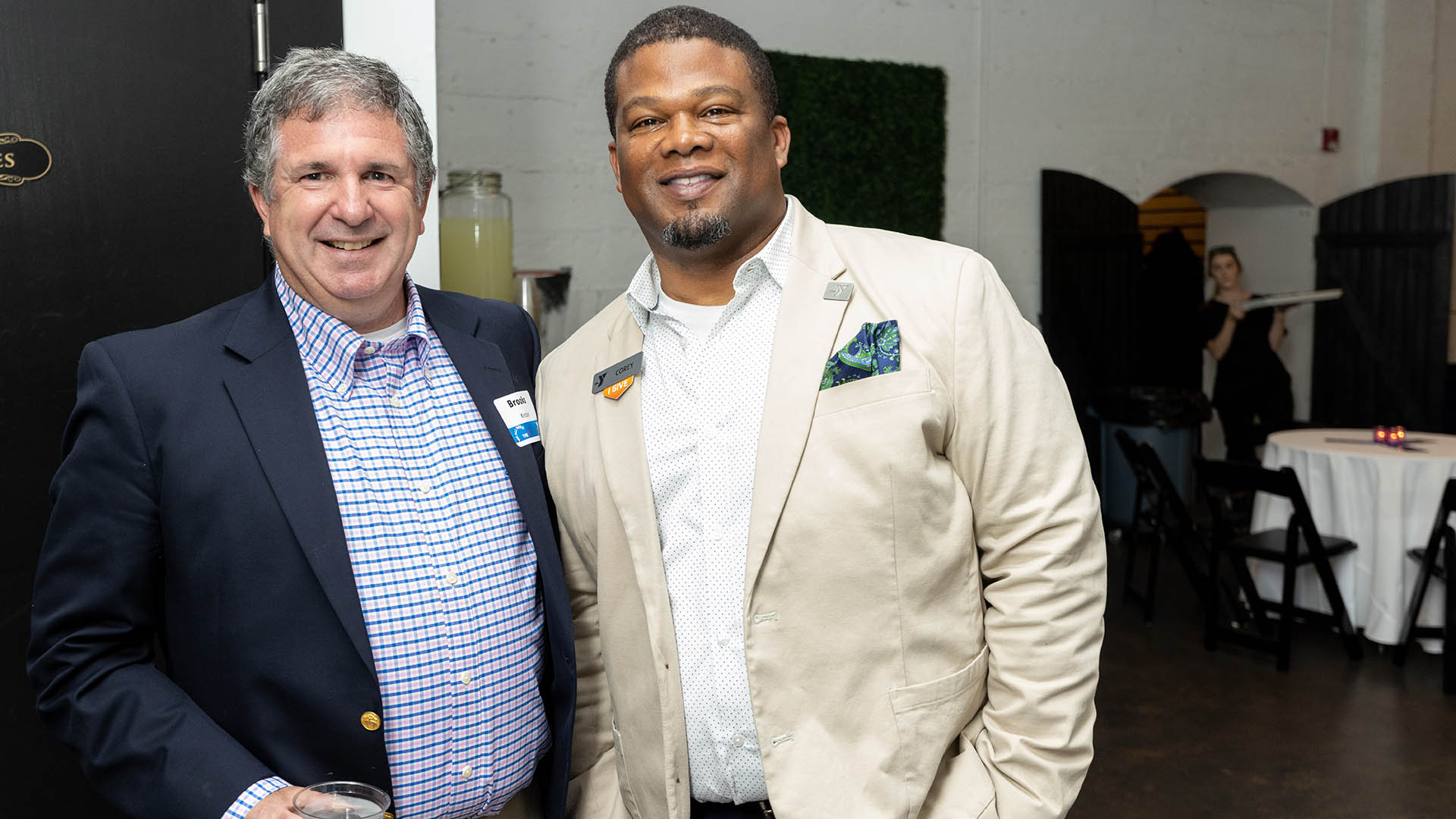 Brooks Knobel and Corey McDowell | YMCA Annual Celebration | Venue At Falls Park | Jack Robert Photography