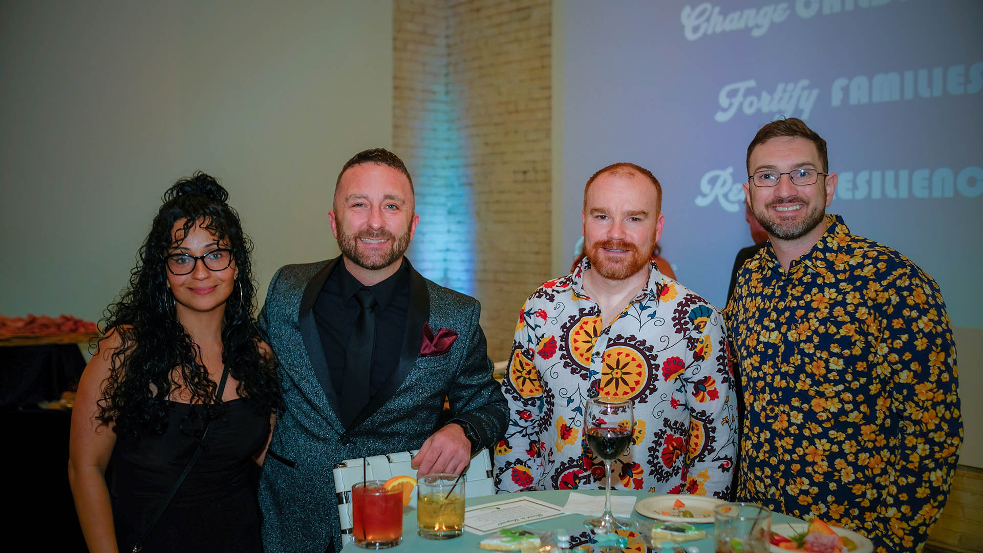 Jennefier Rosada, TJ Rumler, James Akers Jr., and Jeremy Simpson - 70s Soiree | Greenville, SC | Jack Robert Photography