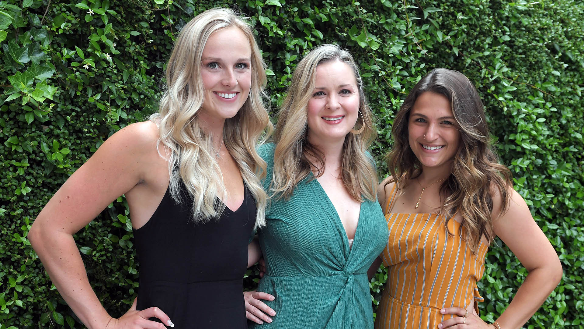 Rylee Klocow, Krystal Vermillion, and Taylor Anderson enjoy the evening. AID-L hosted their Spring Gala, May 13, 2022.