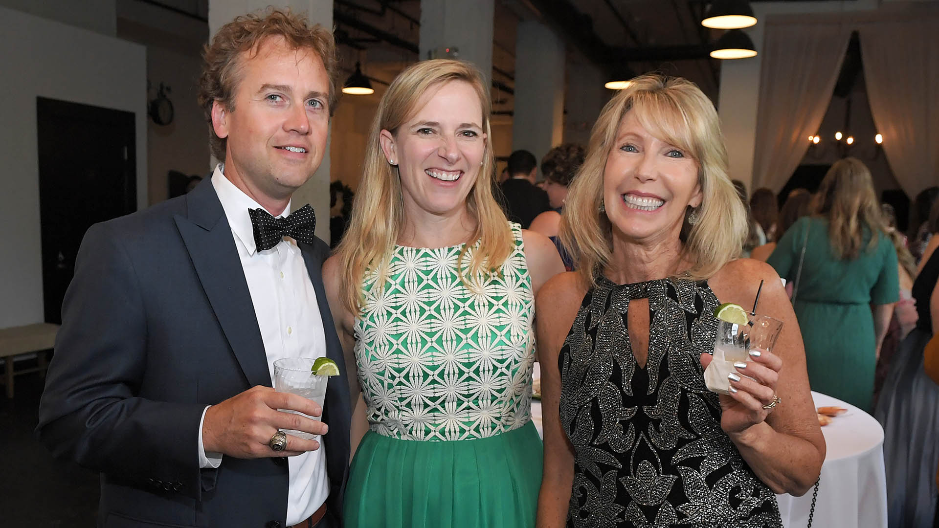 Laurie and Jake DeMint, and Lori Martin enjoy the evening. AID-L hosted their Spring Gala, May 13, 2022.