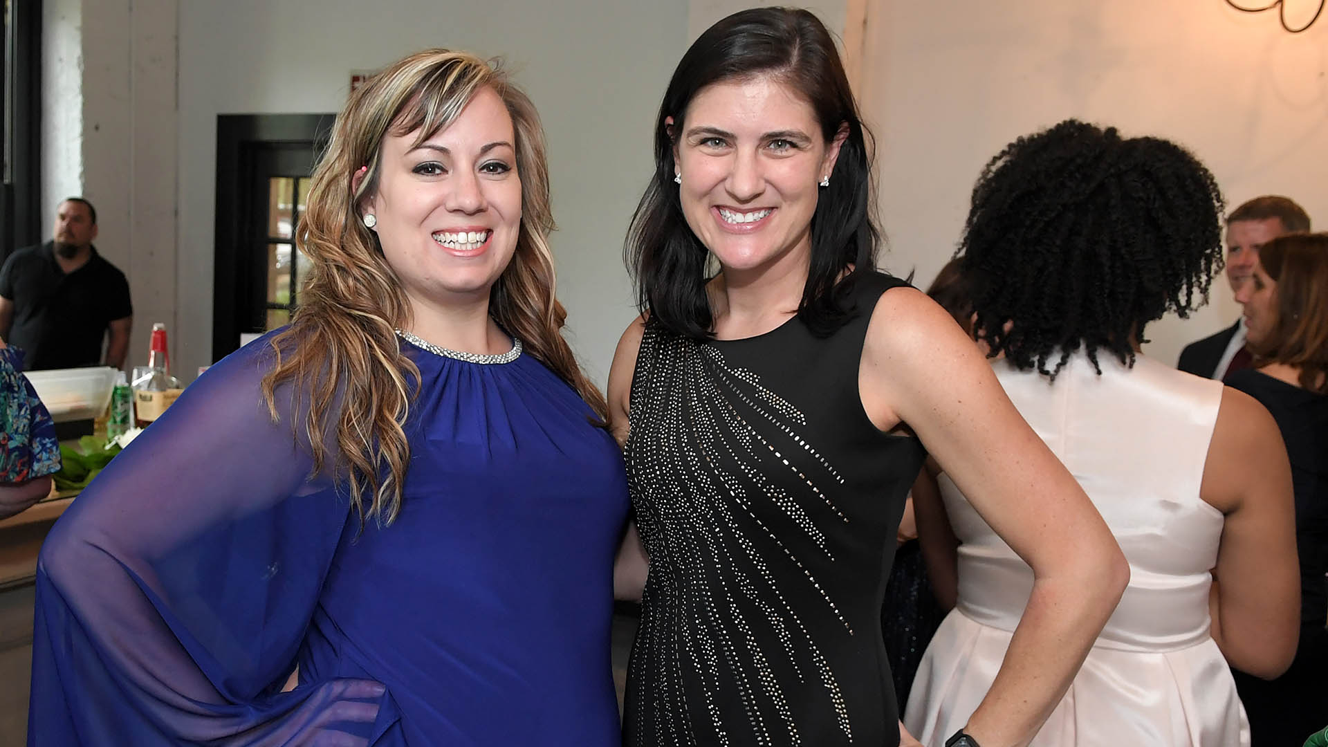 Cassandra Ignatowicz and Lisa Brown enjoy the evening. AID-L hosted their Spring Gala, May 13, 2022.