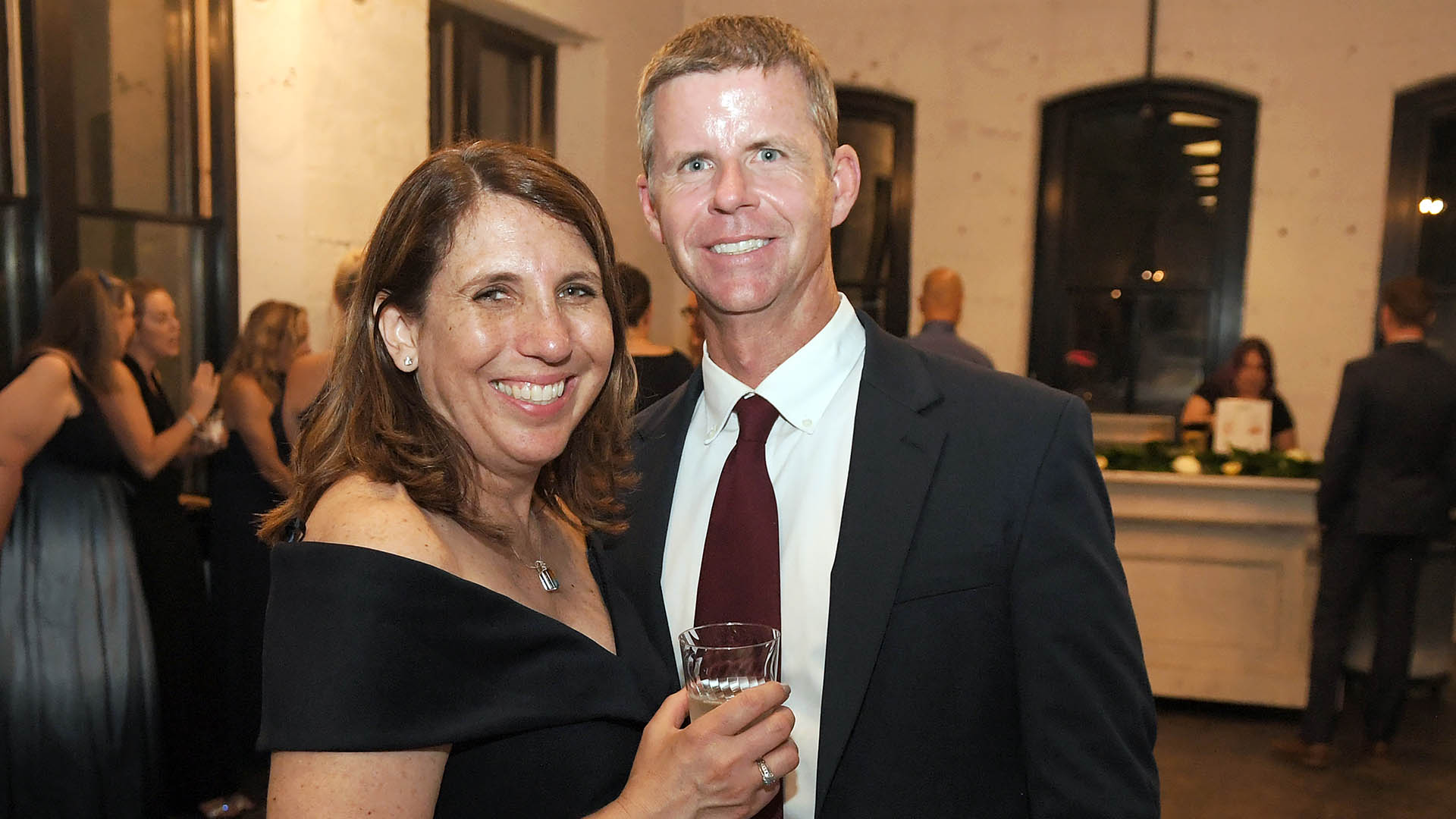 Jodi Kirchner and Chris Hughes enjoy the evening. AID-L hosted their Spring Gala, May 13, 2022.