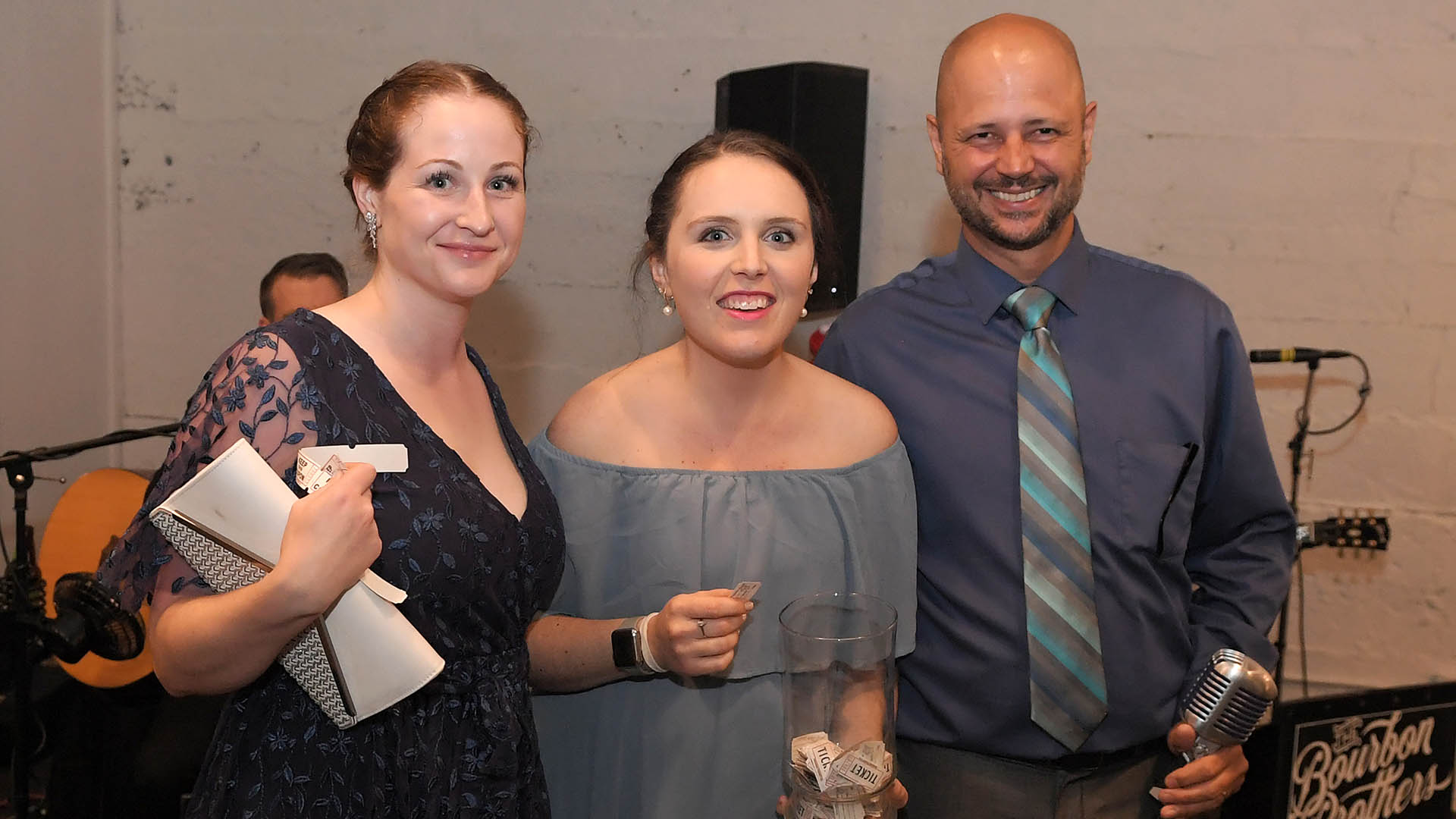 Caroline Lott and Katie Rodgers enjoy the evening. AID-L hosted their Spring Gala, May 13, 2022.