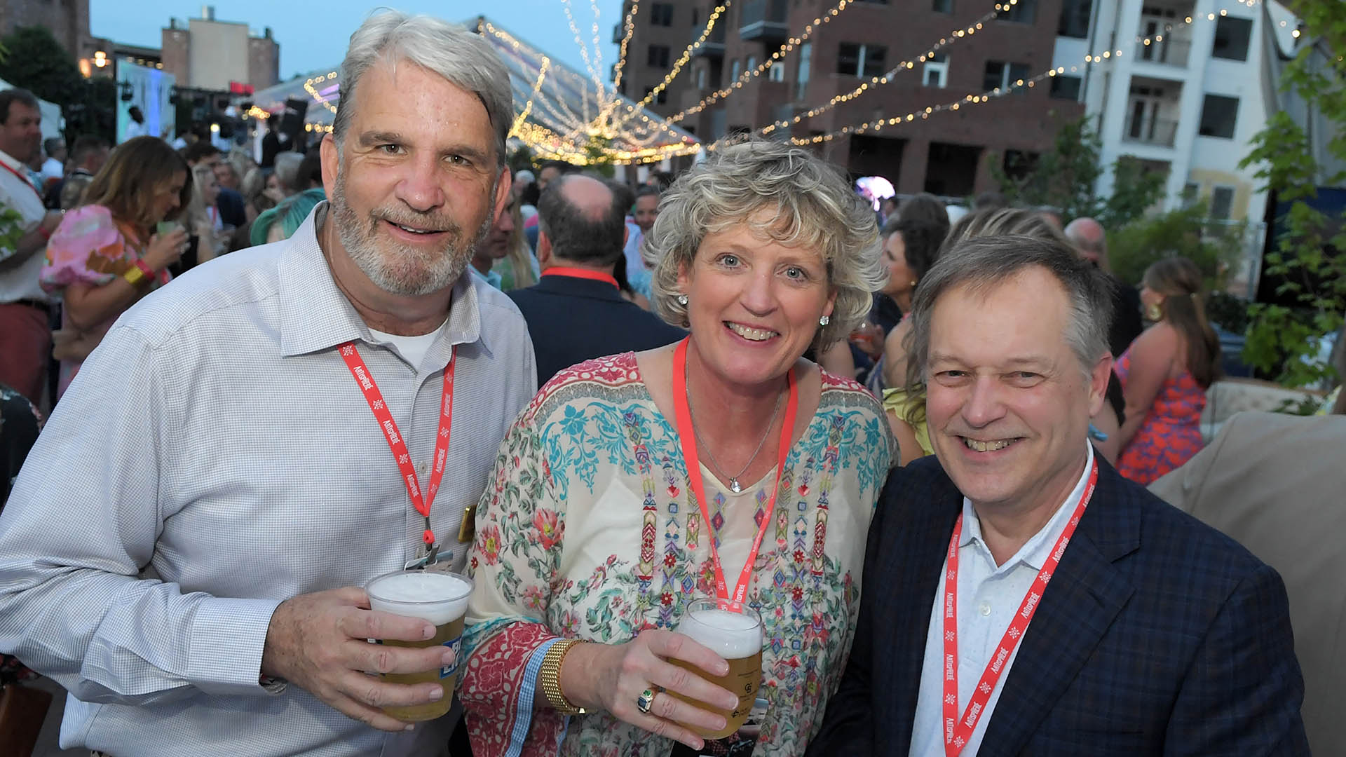 Scott and Beth McMillan, and Ron Tate | Artisphere Opening Gala