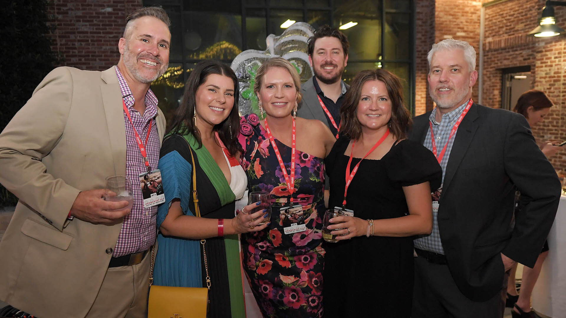 Brian Sofield, Nikki Phillips, Jessica Grella, Andrew Phillips, and Christian and Rob Trautner | Artisphere Opening Gala