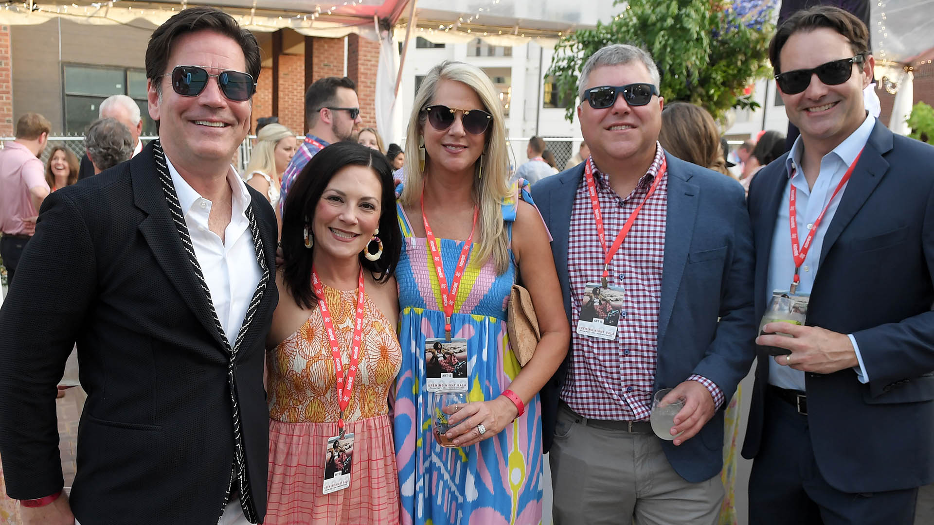 Stephen Edgerton, Misty Hardaway, Virginia Hayes, Todd Hardaway, and Chris Hayes | Artisphere Opening Gala