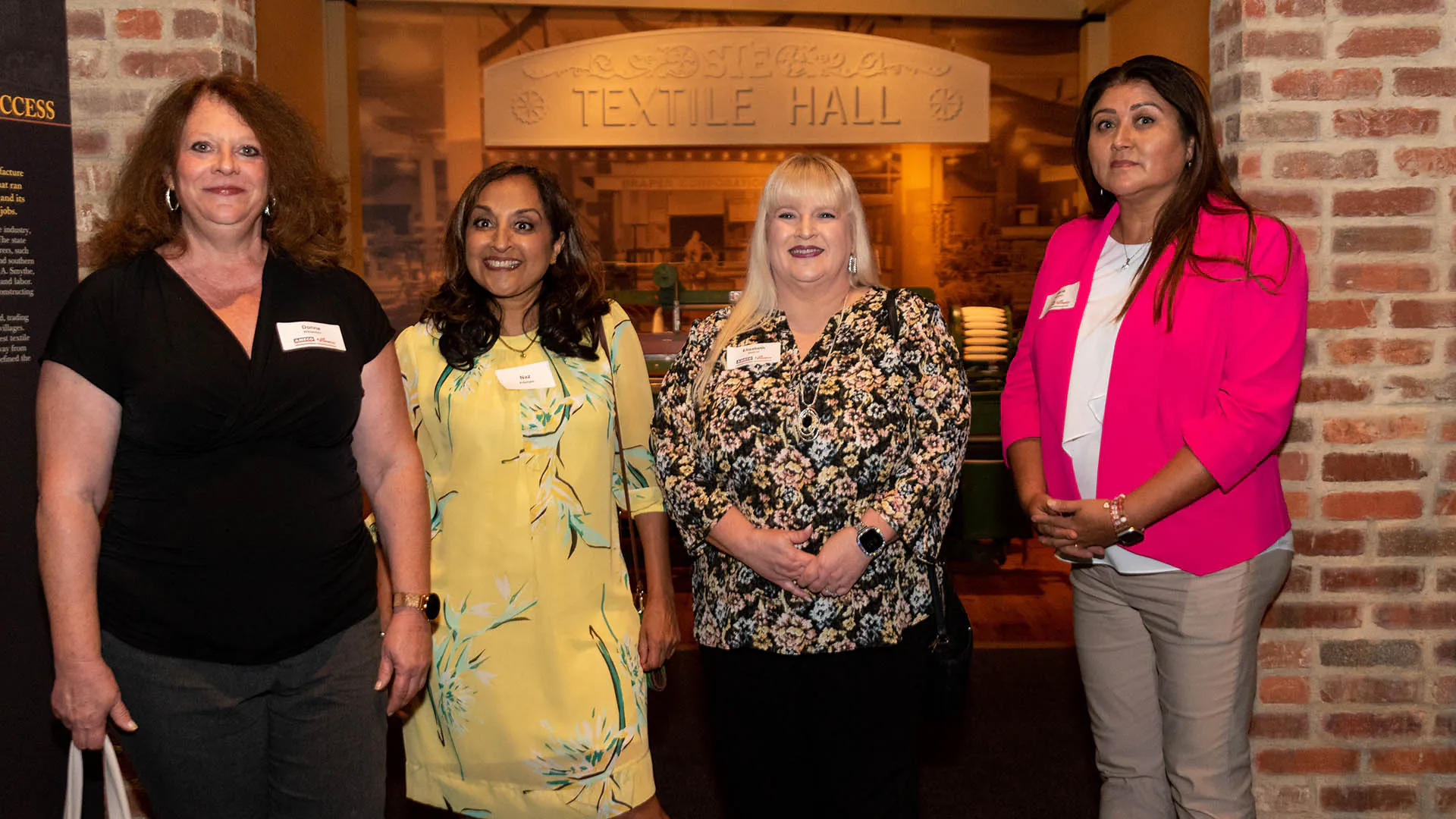 Donna Williamson, Naz Adamjee, Elizabeth Skakum, and Maria Baladron | TOWN Upcounty History Museum