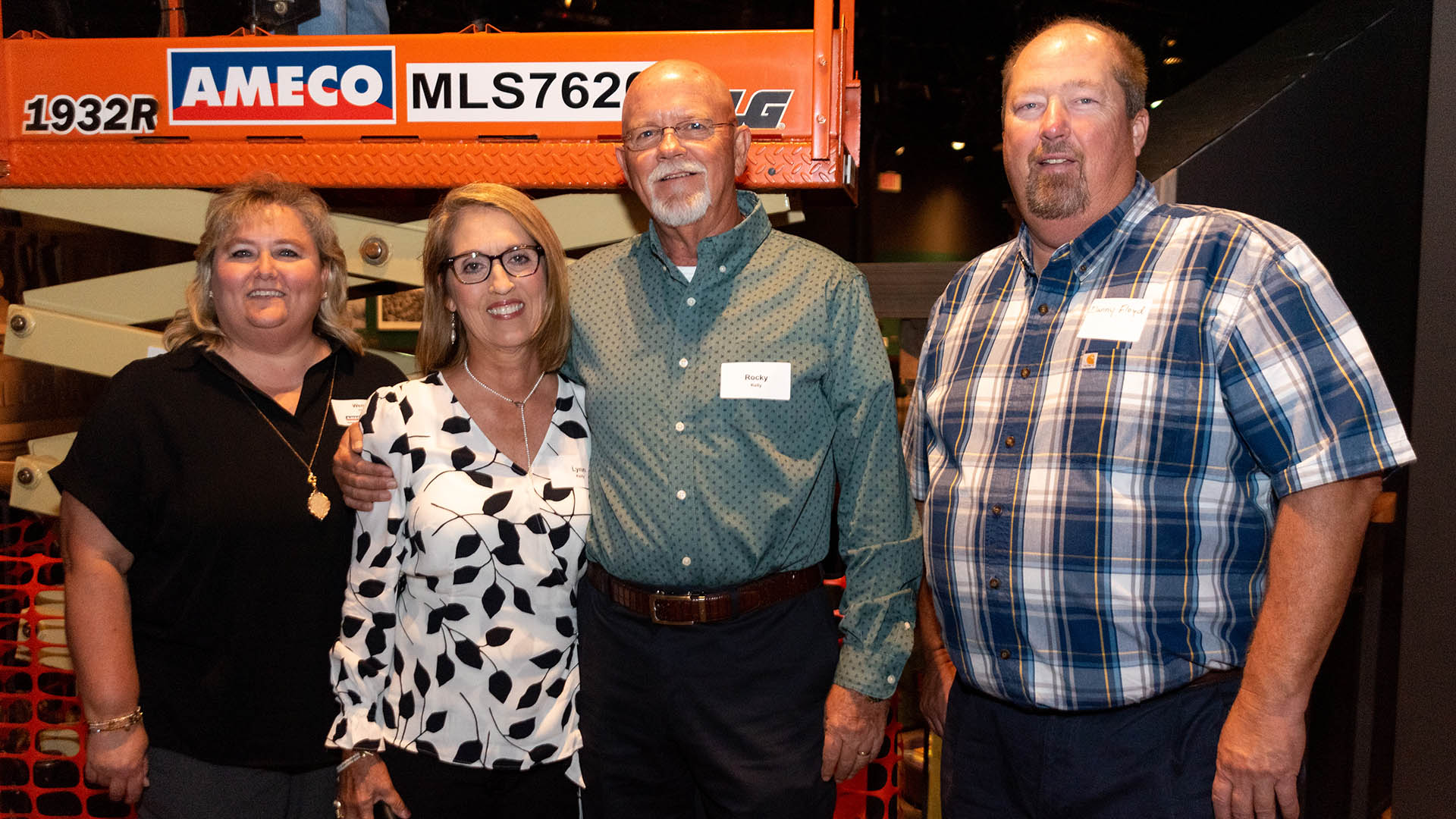 Wendy Floyd, Lynn Kelly, Rocky Kelly, and Danny FloydTOWN Upcounty History Museum