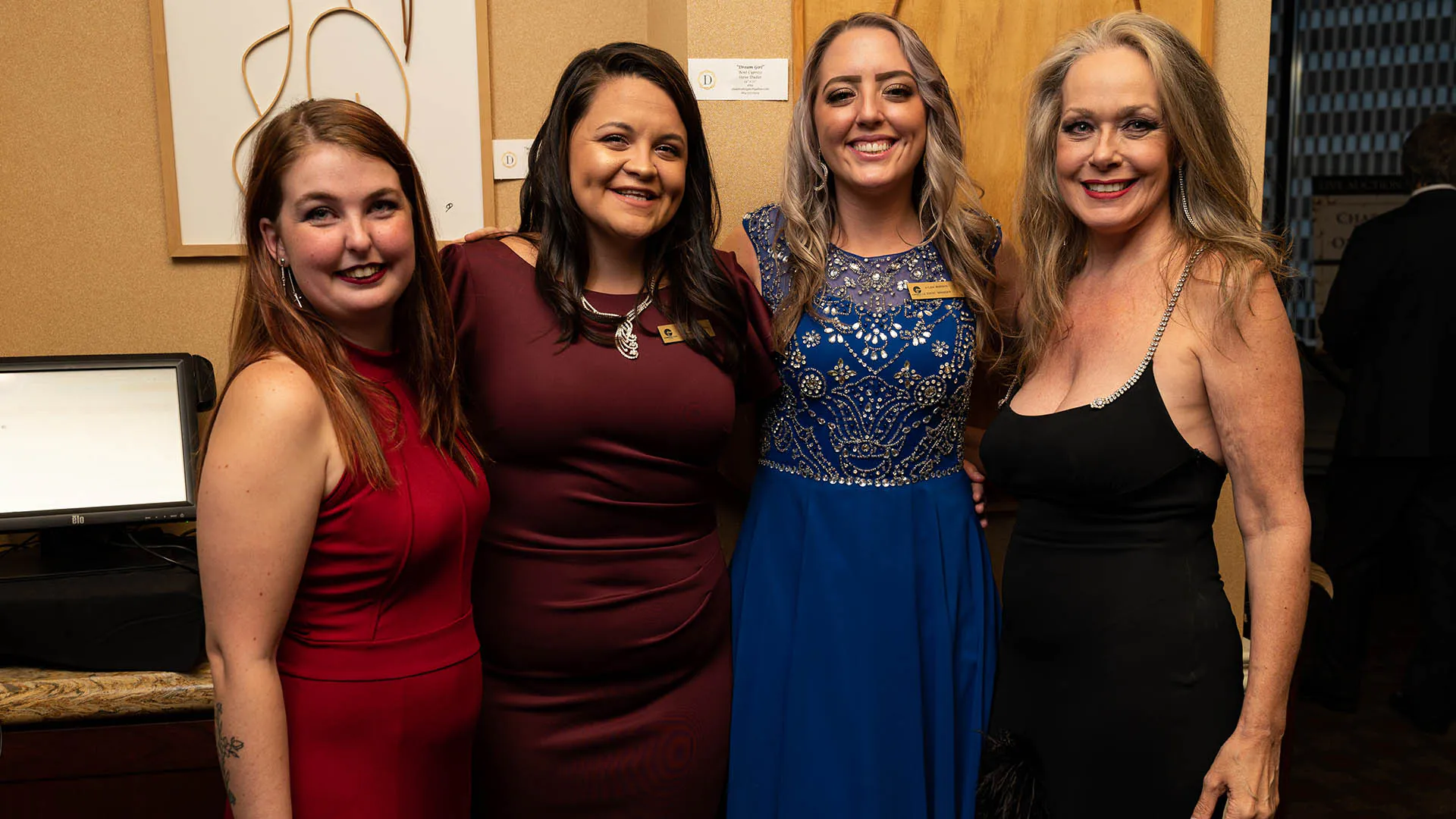 Julieanna Nicklaus, Katie McAlister, Kylan Warren, and Tara Deiana | Charity Gala CBT and Jasmine Road