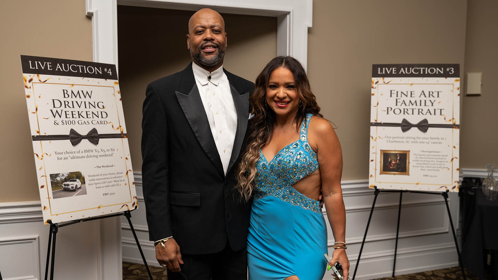 Tracey Byrde and Karime Zurita | Charity Gala CBT and Jasmine Road