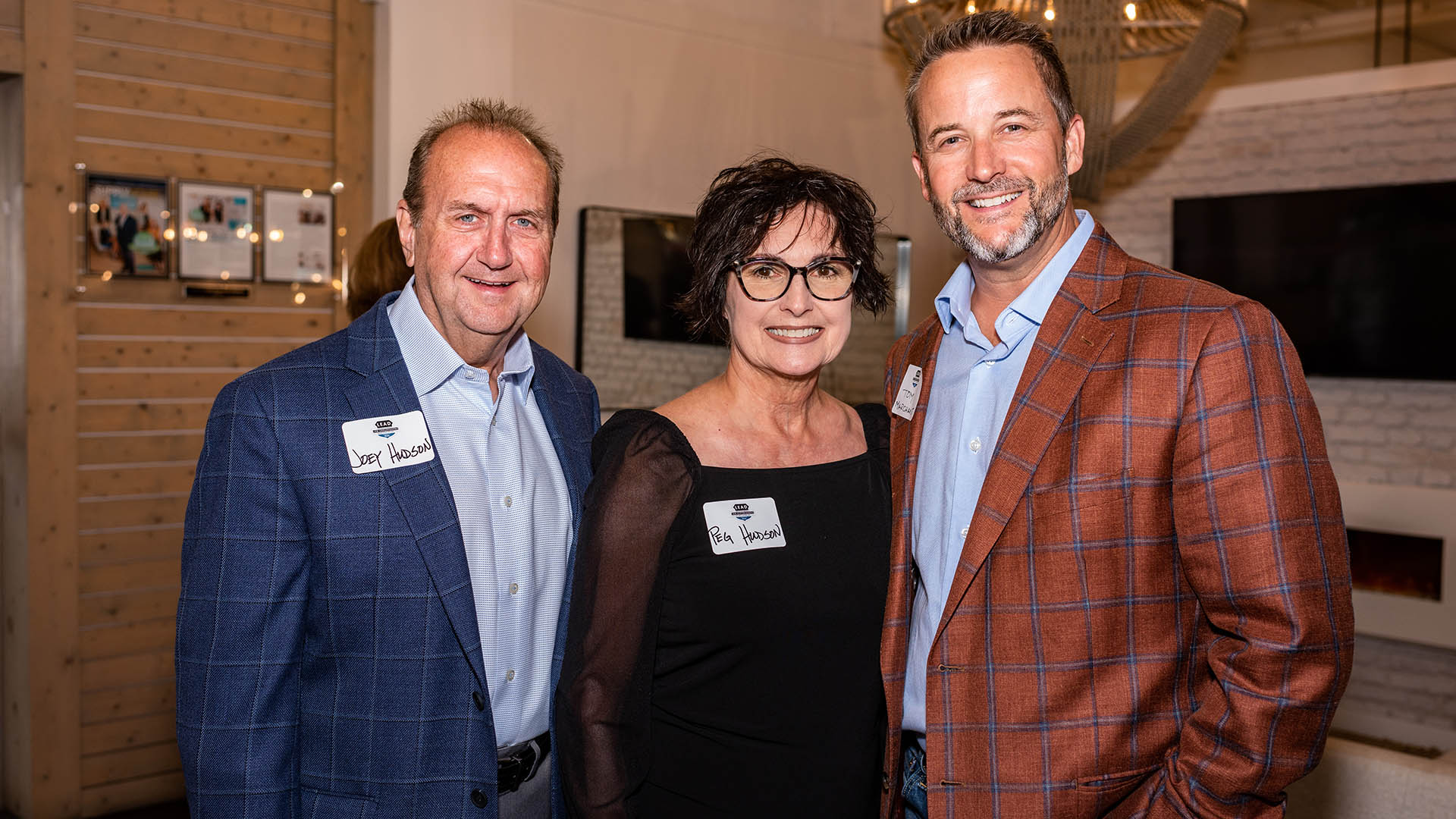 Joey and Peg Hudson and Tom Marchant | LEAD ProSource