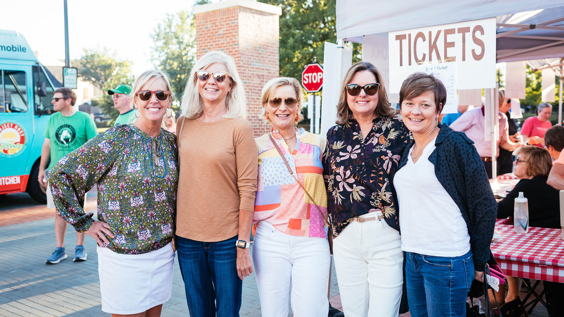 Susan Foody, Pat Mace, Anne Erwin, and Kim Lennon | Project Host BBQ