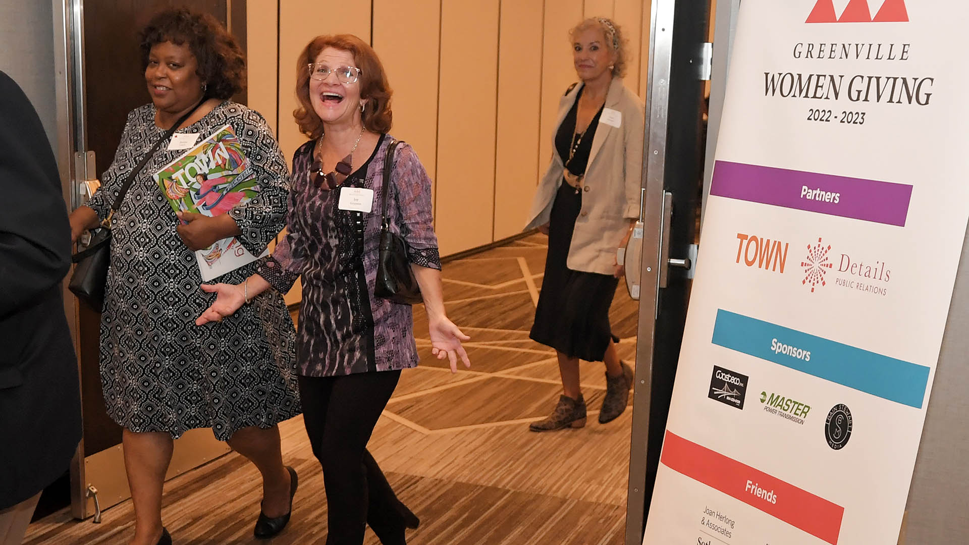 Joy Grayson enjoys the evening. Greenville Women Giving kicked off it's 17th Season with a special Gala at the Embassy Suites Wednesday, September 14, 2022.