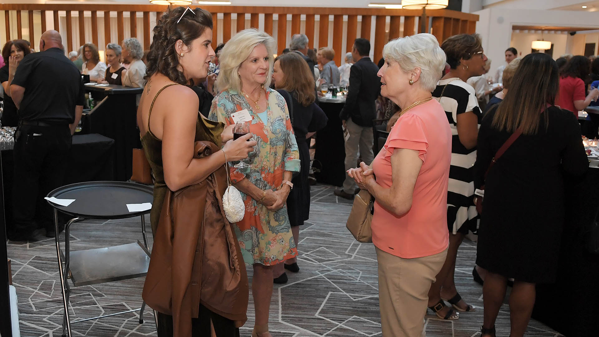 Megan Braascb, and Lauren Jackson enjoy the evening. Greenville Women Giving kicked off it's 17th Season with a special Gala at the Embassy Suites Wednesday, September 14, 2022.