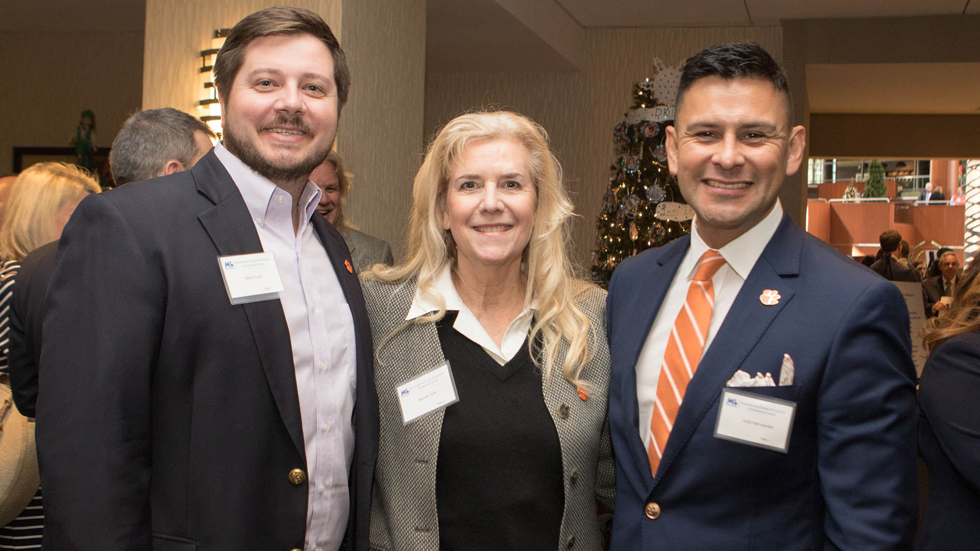 Taylor Cook, Wendy York, and Julio Hernandez, at the 25th annual March of Dimes Real Estate & Economic Development Award luncheon at Hyatt Regency Greenville on November 14, 2022.