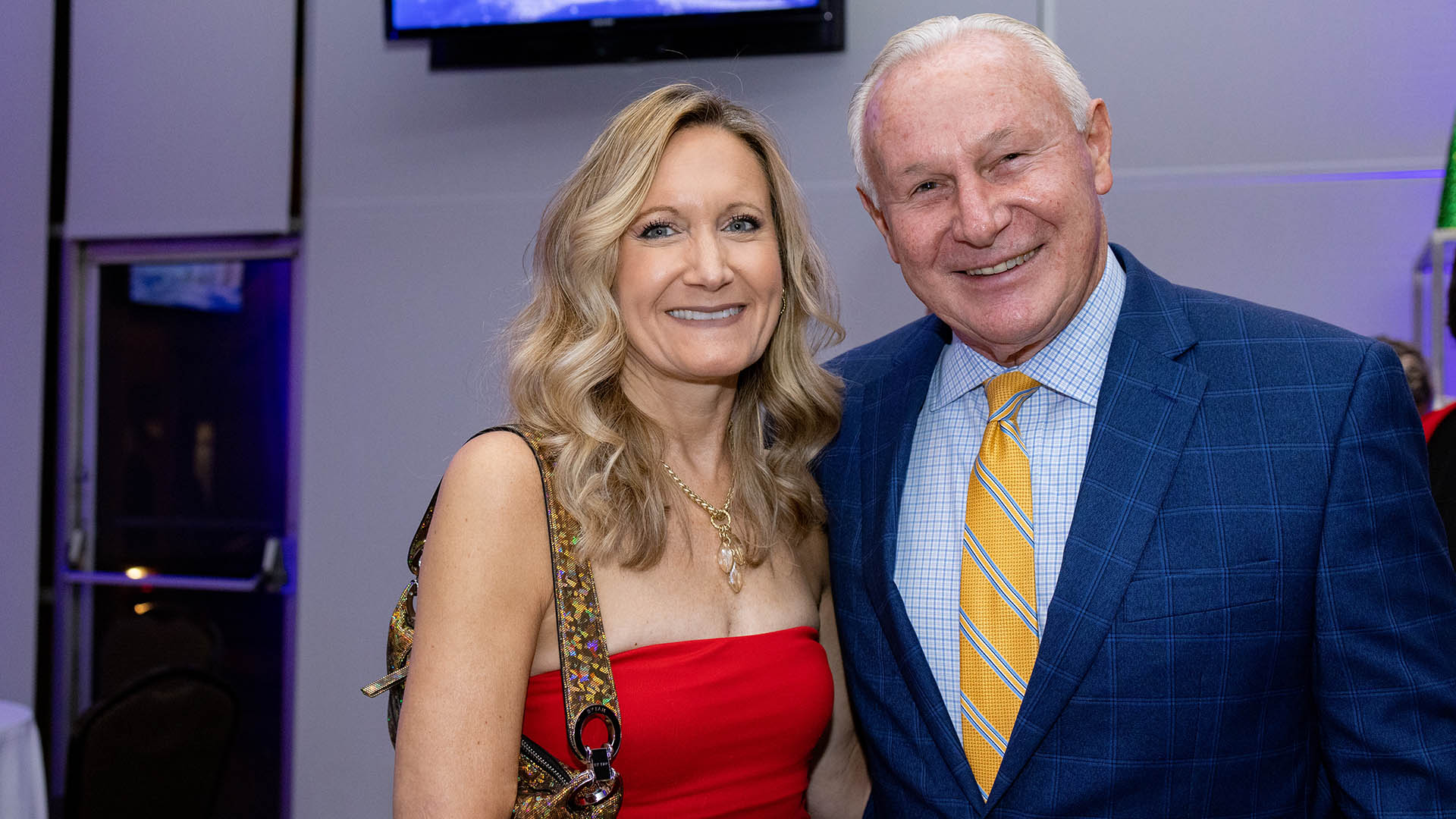 Jennifer Burke and Al Bannister | Martinis and Mistletoes - TOWN - Hyatt - Jack Robert, Photographer