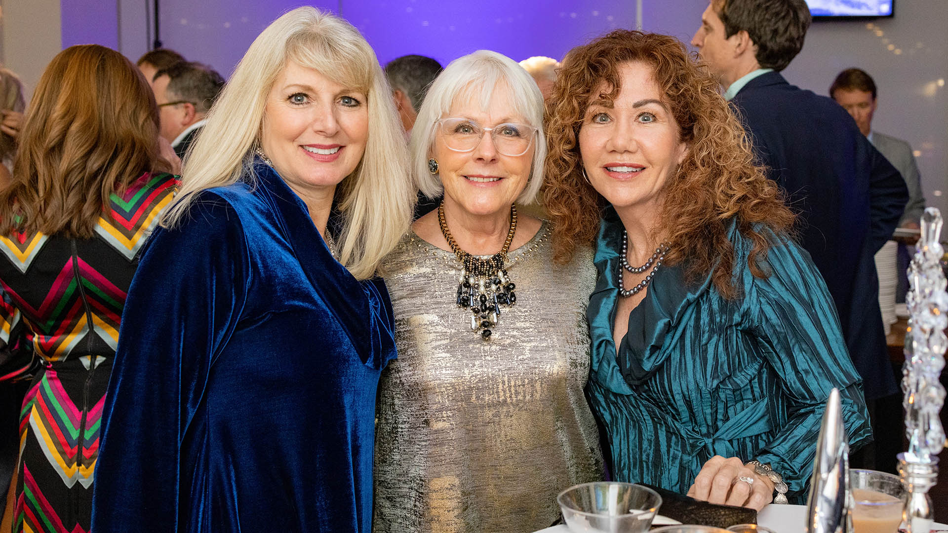 Kris Ballew, Debbie Sizemore, and Caryn Vedane Martinis and Mistletoes - TOWN - Hyatt - Jack Robert, Photographer
