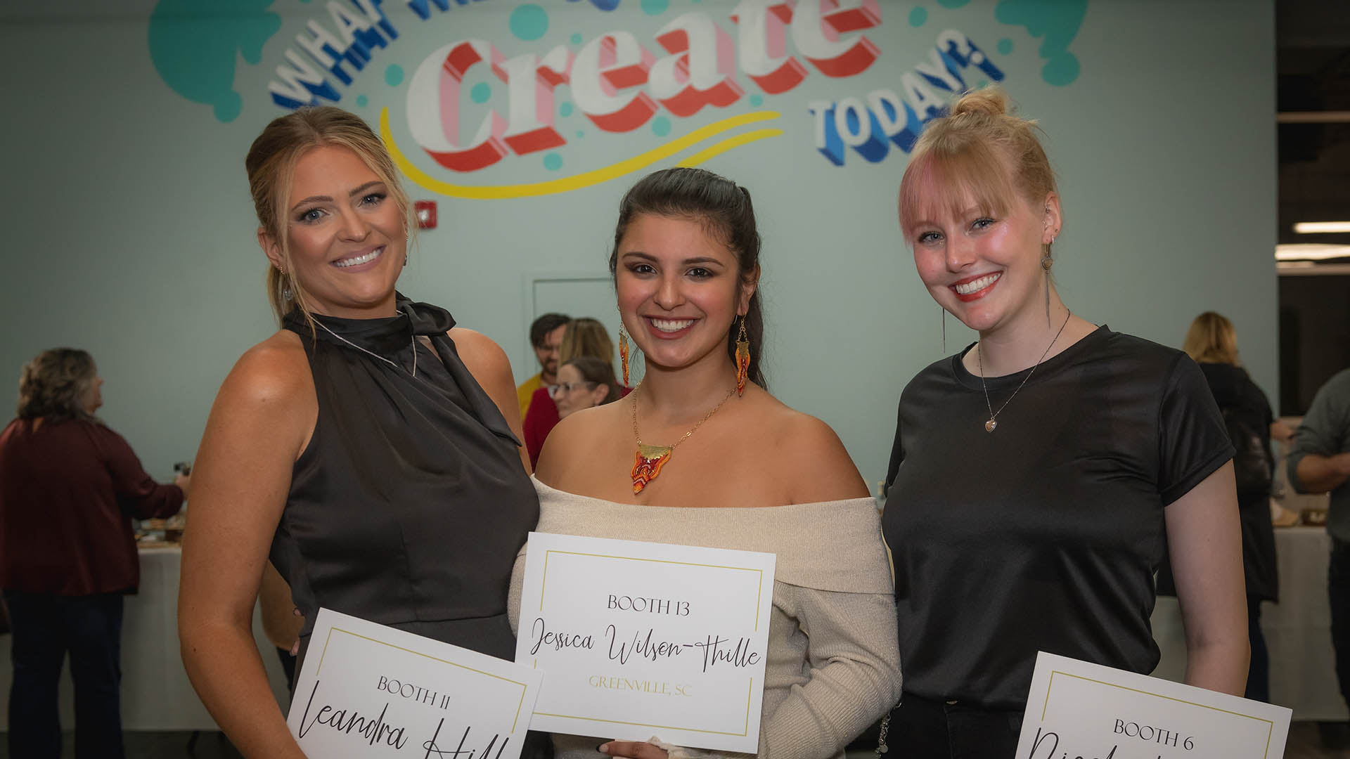 Lindsay Marsoun, Cecilia Henriquez, and Cierra Sorrells