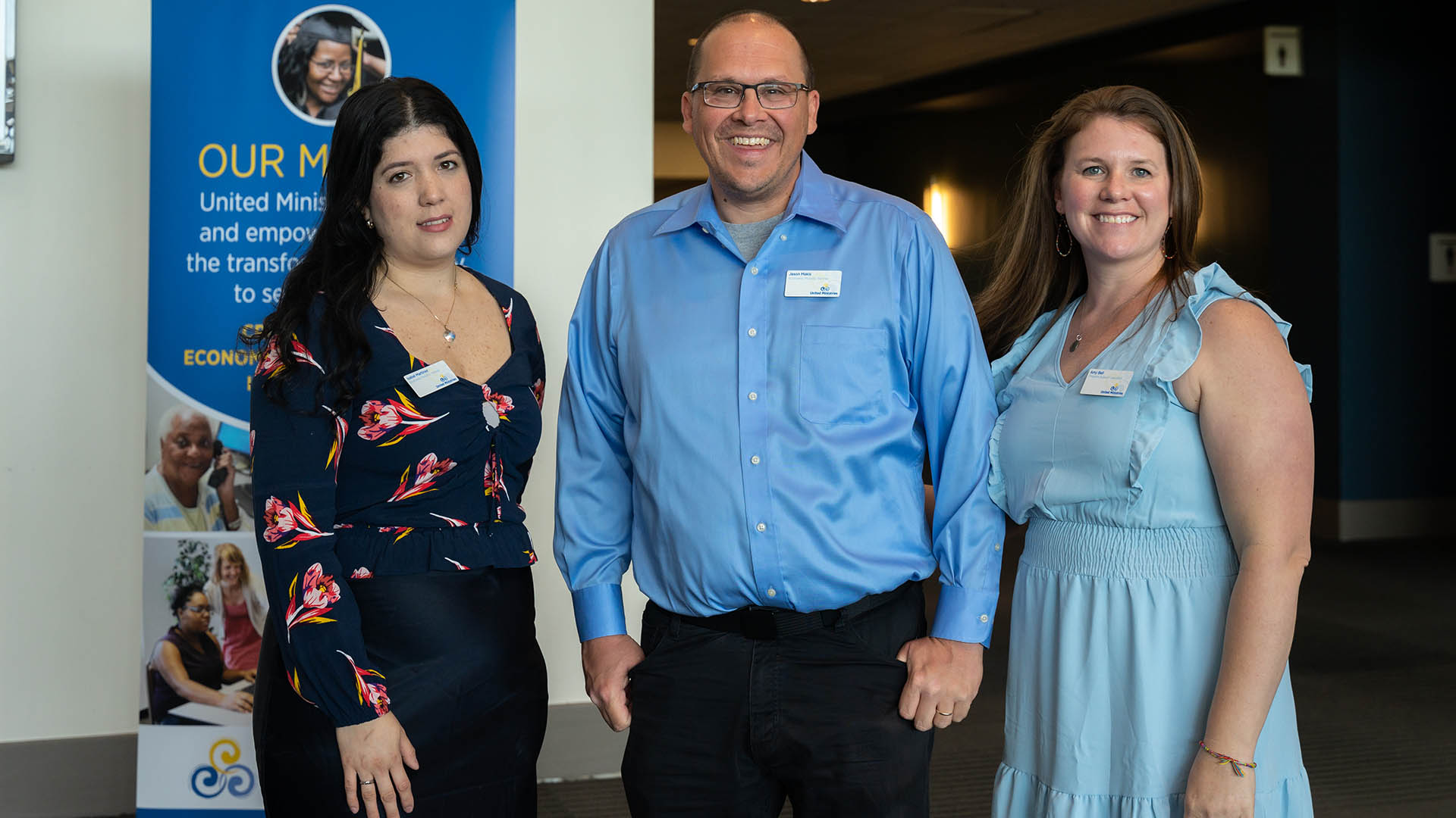 Isabel Martinez, Jason Makis, and Amy Bell | OOTT United Ministries Luncheon